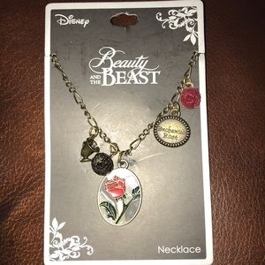 Beauty and the Beast: Enchanted Rose Necklace